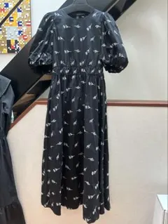 ZARA エンブロイダリーポプリンワンピース