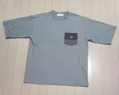 LOGOS ロゴス ベージュ Tシャツ メンズ 半袖 ポケット付き