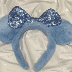 ミニー　カチューシャ　水色