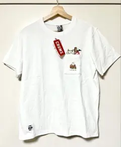 チャムス CHUMS アンチバグフードヨーカイポケットTシャツ メンズ 新品