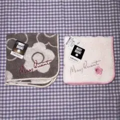 本日限定値下げ【新品/未使用】MARY QUANT タオルハンカチ 2枚セットのサムネイル