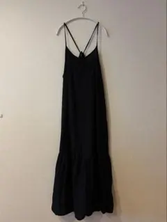 SamansaMos2サマンサモスモスブルー キャミワンピース ブラック