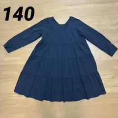 devirock 長袖ワンピース 黒 140