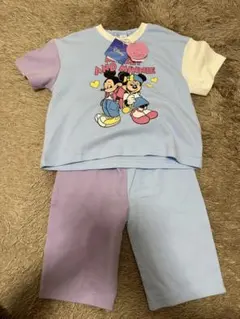新品タグ付き！moimoi ミッキー＆ミニー パジャマ セットアップ 110