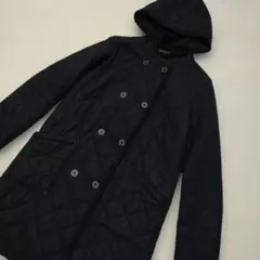 さるっきー様専用マッキントッシュ　ネイビー キルティング ロングコート