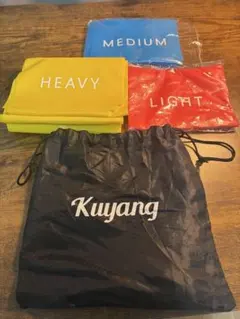 Kuyang フィットネスチューブ 3本セット トレーニング