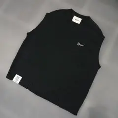 WTAPS Vネック ニットベスト ブラック サイズ4 XL - メルカリ