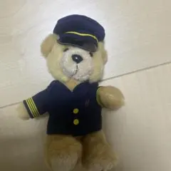パイロット風クマのぬいぐるみ