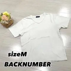 BACKNUMBER Ｍサイズ メンズ 白 ホワイト Tシャツ トップス 半袖