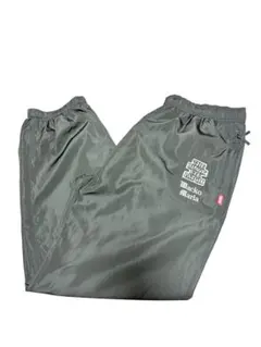 【極美品 XL】ワコマリア ブラックアイパッチ コラボ トラックパンツ 黒のサムネイル