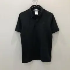 J738 adidas 黒 半袖ポロシャツ メンズ M