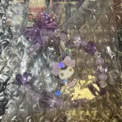 サンリオ クロミきらきら ビーズストラップ