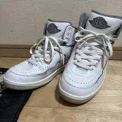 NIKE Air Jordan2 ホワイト ハイカット スニーカー