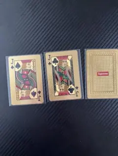 Supreme トランプ　ゴールド　新品未使用 2025年最新】supremeトランプの人気アイテム - メルカリ