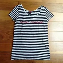 DOUBLE STANDARD ストライプTシャツ 半袖
