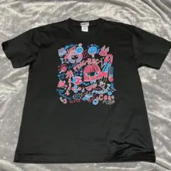 JUIC 卓球カラフルグラフィックTシャツ M