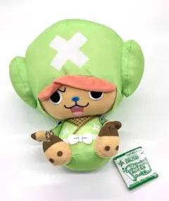 m*7様 ワンピース チョッパー ぬいぐるみ 約30cm 緑 ONE PIECE