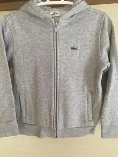 Lacoste グレー フルジップパーカー