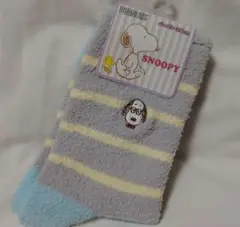 スヌーピー ふわふわ ソックス 23〜25cm