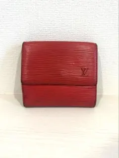 LOUISVUITTON 財布 三つ折り エピ レッド