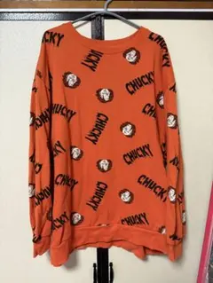 チッキーキャラクター オレンジ トレーナー