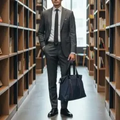 PaulSmith トートバッグ マルチストライプ 大容量 A4可