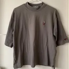Kaepa 刺繍 ベアー クマ ワンポイントTシャツ Lのサムネイル