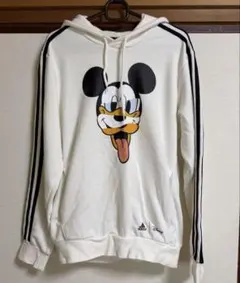 【希少・完売品】アディダス × ディズニー コラボ パーカー ミッキー Sサイズ