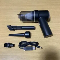 ハンディクリーナー USB充電式 ブラック