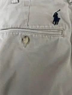 90s ラルフローレン ツータック チノパン w38 ベージュ y21