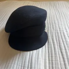 カシラ　CA4LA アシンメトリー　キャスケット　ネイビー