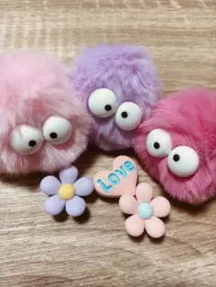 クロックス　ジビッツ　6個セット　モンスター　花