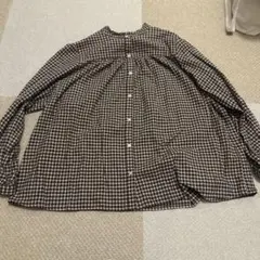 スタジオクリップ　ブラウス　チェック柄