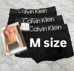 CALVIN KLEIN カルバンクライン★ボクサーパンツ 黒Mサイズ3枚セット