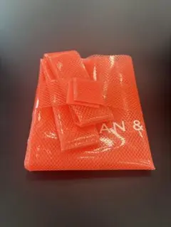 限定！DEAN & DELUCA ショッピングバッグ EVA コーラルオレンジ