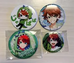 ■カラフルピーチ■からぴち■じゃぱぱ■缶バッジ■まとめ売り■４個セット■