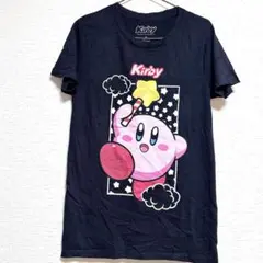 【S】カービィ Tシャツ 黒 ブラック 100%コットン ゲーム 星のカービィ