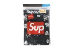 新品 Supreme Hanes Boxer ボクサーパンツ 1枚　バンダナ黒M
