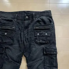 レア！VOGUISH ヴォーギッシュ バイカーパンツ カーゴパンツ 蛇腹立体裁断