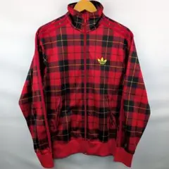 n*e様 【アディダスオリジナルス】トラックジャケット タータンチェック Mサイ