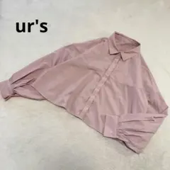 ur's カラークロップドフォルムシャツ S ピンク 美品のサムネイル