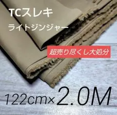 iw572-10⭐️超売り尽くし⭐️TCスレキ・ライトジンジャー122c×200
