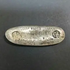 丁銀 天保丁銀 重さ約83g 全長約82mm （6-55） Yahoo!オークション -「天保丁銀」の落札相場・落札価格
