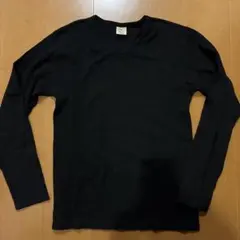 AVIREX Vネック 長袖Tシャツ ブラック