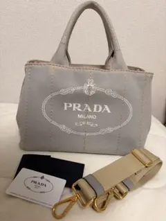PRADA カナパ　使用回数少　変色ヤケあり
