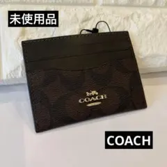 COACH コーチ ダークブラウン カードケース