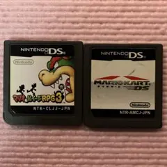 ニンテンドーDSソフト　マリオ&ルイージRPG3とマリオカートDS