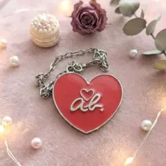 agnes b. アニエスベー ハート チャーム キーホルダー