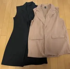 きれいめレイヤード✨SHEIN ベスト2点セット Sサイズ