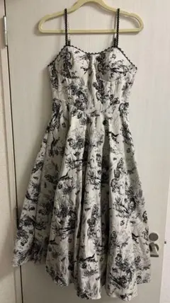 AREUMDAUM フレンチジャガードロングドレス